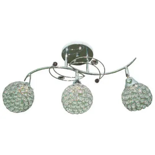 CHANDELIER 3XE27 60W SPECTRA CRYSTAL - Полилеи<<<Вътрешно осветление<<<Мебели и интериор<<<Praktiker