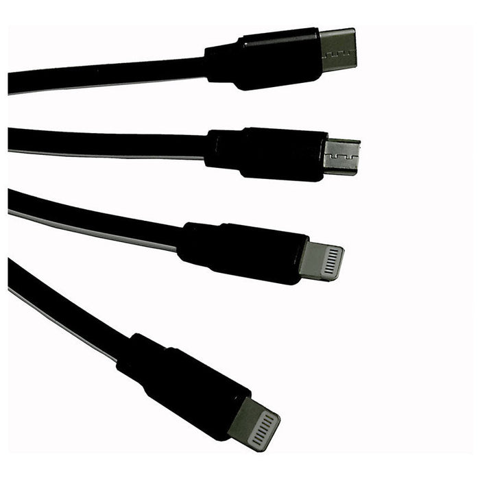 CHARGED CABLE 4B1 AUTO PRACTIC - Други автоаксесоари<<<Авто интериор<<<Авто и вело<<<Praktiker&&&Автокомплекти и