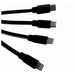 CHARGED CABLE 4B1 AUTO PRACTIC - Други автоаксесоари<<<Авто интериор<<<Авто и вело<<<Praktiker&&&Автокомплекти и