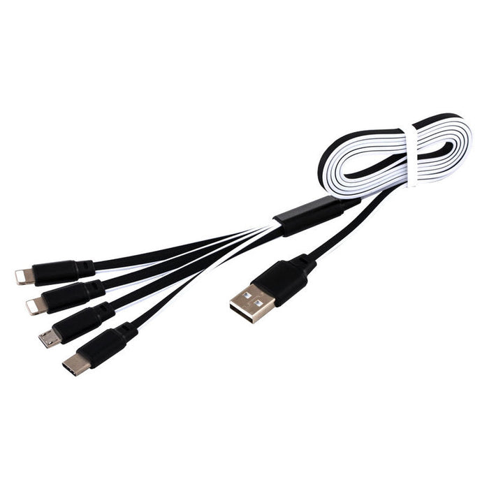 CHARGED CABLE 4B1 AUTO PRACTIC - Други автоаксесоари<<<Авто интериор<<<Авто и вело<<<Praktiker&&&Автокомплекти и