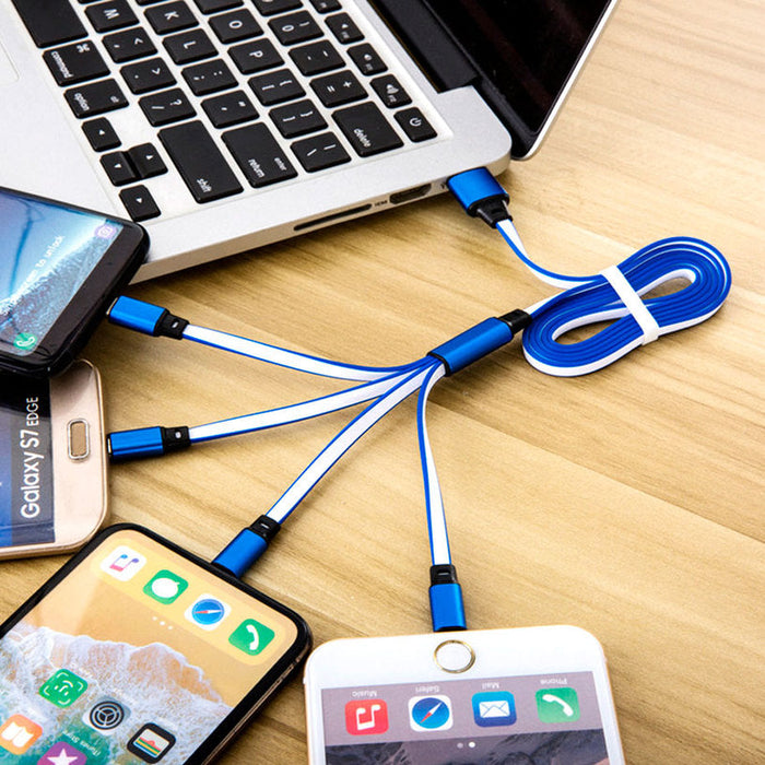 CHARGED CABLE 4B1 AUTO PRACTIC - Други автоаксесоари<<<Авто интериор<<<Авто и вело<<<Praktiker&&&Автокомплекти и