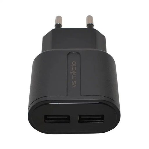 CHARGED FROM EL. VSMOBILE NETWORK 220V 2.4A 2xUSB-A + 1m TYPE-C - Зарядни устройства<<<Батерии и
