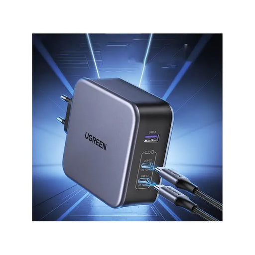 CHARGER 220V 2xUSB-C,1xUSB A,GaN,140W,NEXOD UGREEN - Зарядни устройства<<<Аксесоари за мобилни устройства и