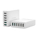Charger 6x USB Blitzwolf BW-S15 QC 3.0 60 W (white) - mains chargers<<<Chargers<<<GSM Accessories<<<InnproXML