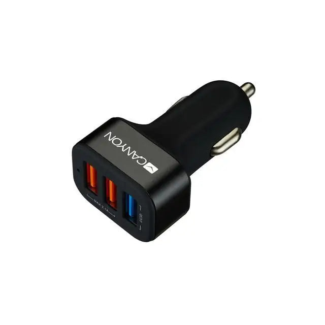 Charger Canyon CNE-CCA07B 3xUSB 12-24/5V/9-12V QC - Зарядни устройства<<<Лаптопи компютри и