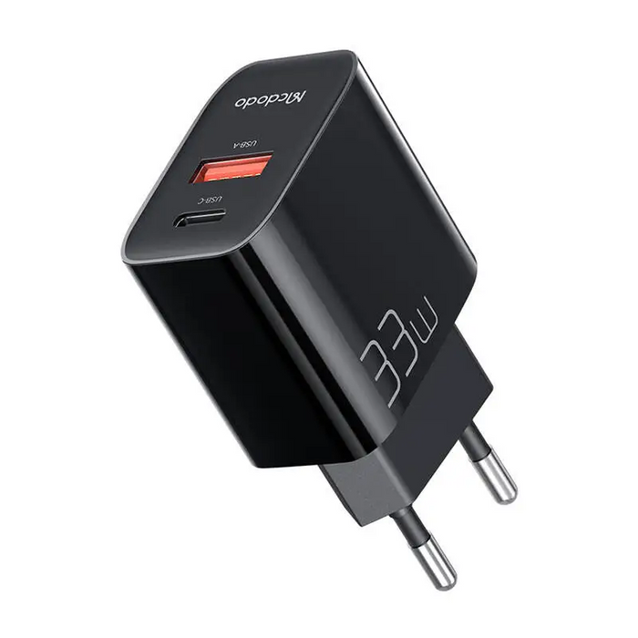 Charger GaN 33W Mcdodo CH-0921 USB-C USB-A (black) - mains chargers<<<Chargers<<<GSM Accessories<<<InnproXML
