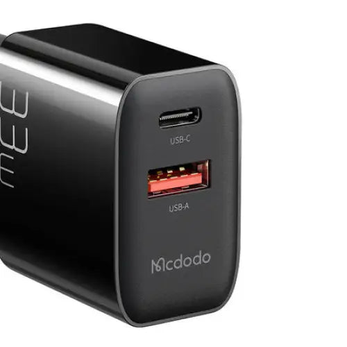 Charger GaN 33W Mcdodo CH-0921 USB-C USB-A (black) - mains chargers<<<Chargers<<<GSM Accessories<<<InnproXML