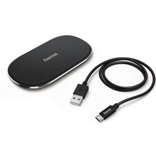 Charger HAMA-183344 FC-10 FABRIC QI 10W wireless - Аксесоари за смартфон<<<Аксесоари<<<TechMart&&&Аксесоари за