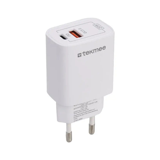 CHARGER USB A + C 20W/3.0A TEKMEE - Зарядни устройства<<<Батерии и фенери<<<Осветление<<<Praktiker&&&Мрежови