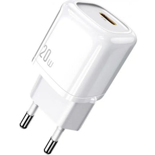 Charger Xmart USB Type-C Charger PD 20W White - Аксесоари за смартфон<<<Аксесоари<<<TechMart&&&Аксесоари за