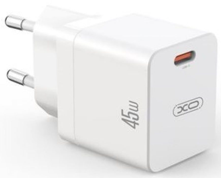 Charger XO CE09 EU 1 USB-C PD 45W - Аксесоари за смартфон<<<Аксесоари<<<TechMart&&&Аксесоари за смартфон<<<Телефони и