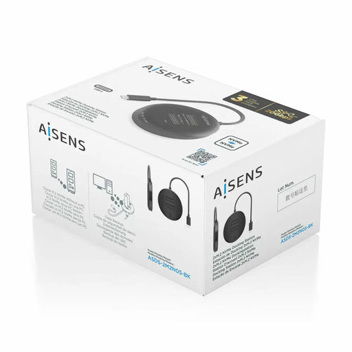 Charging base Aisens ASDS-2M2N05-BK Black - Компютър Мрежи и компоненти<<<Компютри| Електроника<<<BigBuy&&&Твърди