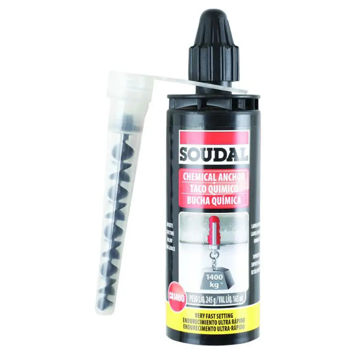 CHEMICAL ANCHOR SOUDAL 165 ml. - Полимерни и монтажни лепила<<<Уплътнители и фуги<<<Строителни