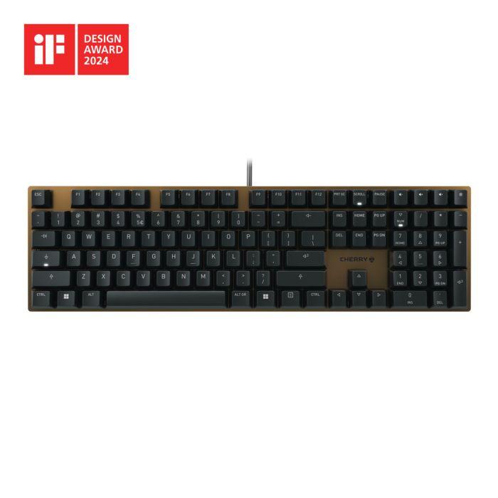 Mechanical keyboard CHERRY KC 200MX RED, Thin, Black