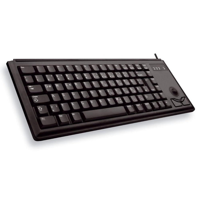 CHERRY G84-4400 Compact Wired Keyboard with Trackball