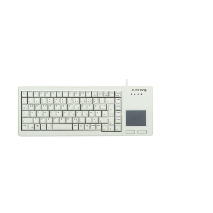 Wired industrial keyboard CHERRY G84-5500 XS with touch pad, white