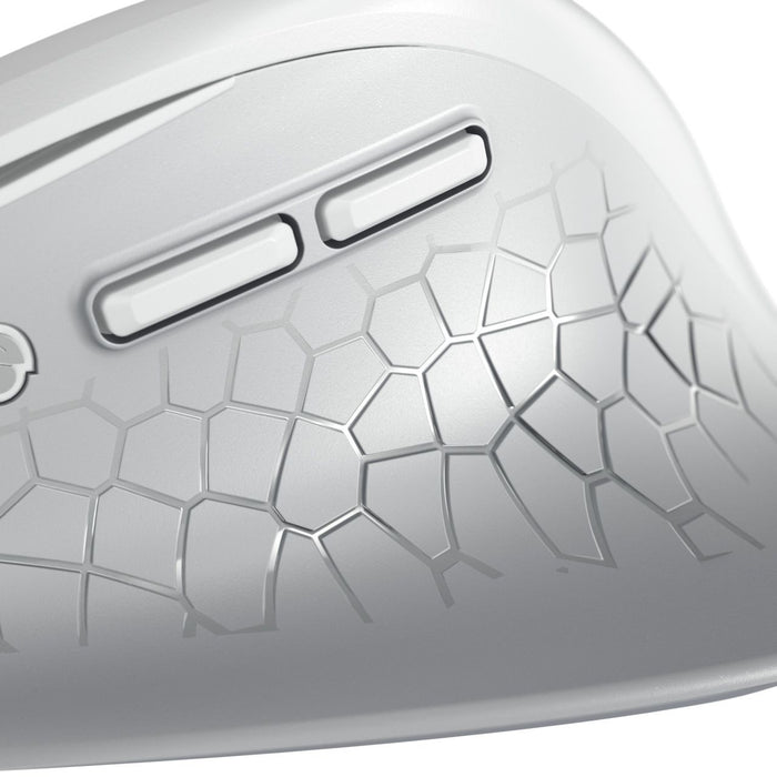 CHERRY Stream ergonomic silent mouse Comfort, 6 leg, 4000dpi, white