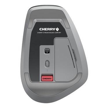CHERRY Stream ergonomic silent mouse Comfort, 6 leg, 4000dpi, black
