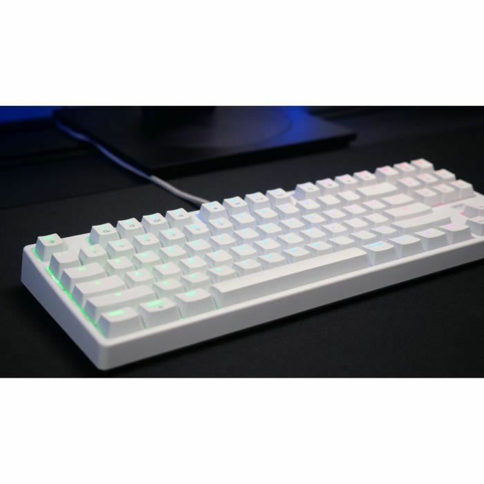 Keyboard and Mouse Cherry White AZERTY