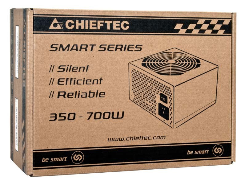 Chieftec Smart GPS-400A8 power supply unit 400 W 20+4 pin ATX ATX Black