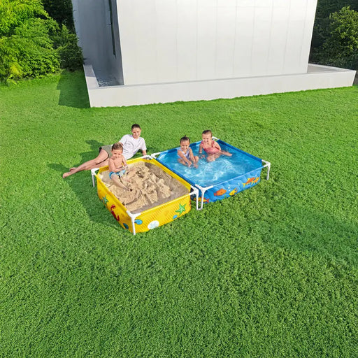 CHILDREN’S POOL 213X122CM SANDBOX BESTWAY 561CF - Надуваеми басейни<<<Басейни плажни артикули и
