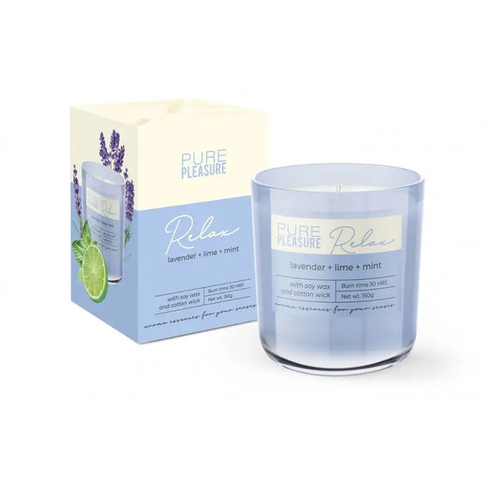 CHILLOUT PURE PLEASURE GLASS CANDLE - Домакински продукти<<<Домашни потреби<<<Кухня<<<Praktiker