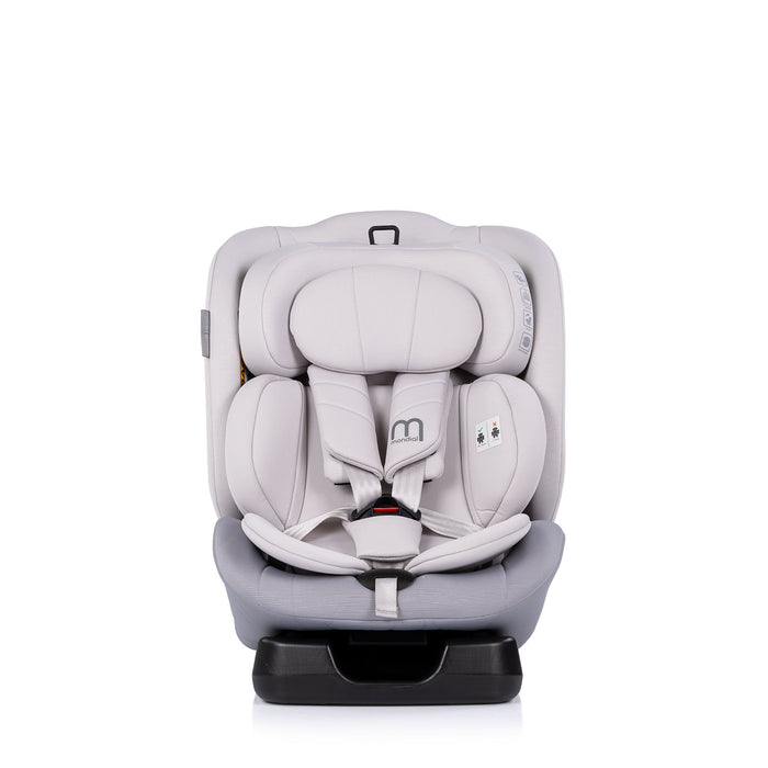 Car seat Chipolino - Mondial, i-Size, 40-150 cm, platinum