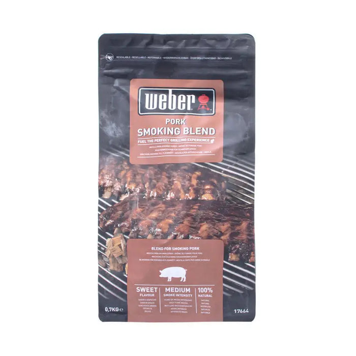 CHIPS FOR SMOKING 0.7KG WEBER PORK - Оборудване барбекю<<<Барбекю<<<Градина<<<Praktiker&&&Аксесоари за