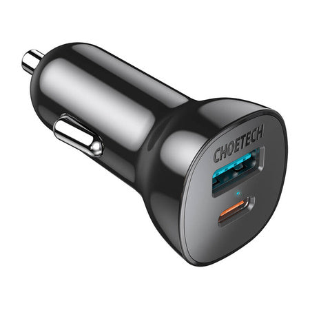 Choetech 38W QC3.0 + PD20W car charger (black) - Car chargers<<<Car accessories<<<InnproXML