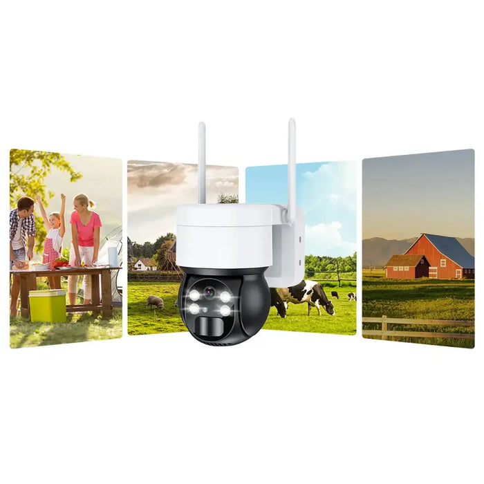 Choetech Ankway ASC006 4G PTZ solar camera with 6W solar panel - Inteligentny dom<<<HurtelXML&&&IP cameras<<<Smart