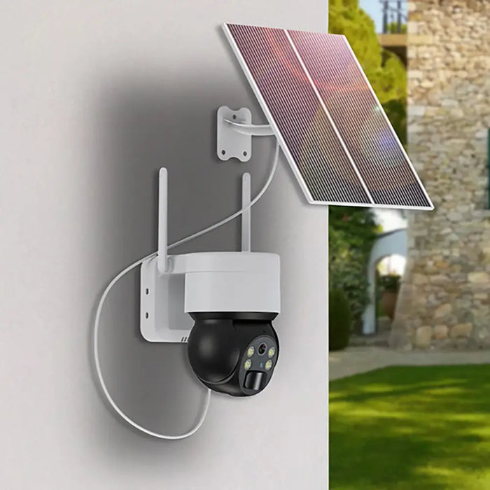 Choetech ASC006-WF solar intelligent PTZ WiFi camera with 5W solar panel - white - Smart home<<<HurtelXML
