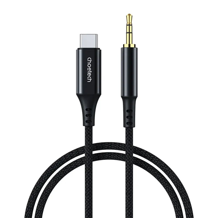 Choetech AUX008 USB-C / mini jack 3.5mm cable 2 m - black - Audio cables<<<HurtelXML