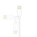 Choetech certified USB-A cable - Lightning MFI 1.8m white (IP0027) - Cell phone cables<<<HurtelXML