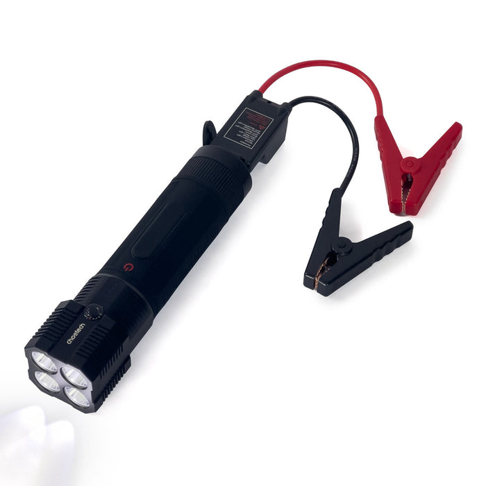 Choetech Jump Starter with Powerbank 8000mAh - LED Flashlight (TC0016) - Black - Cell phone USB charger<<<HurtelXML