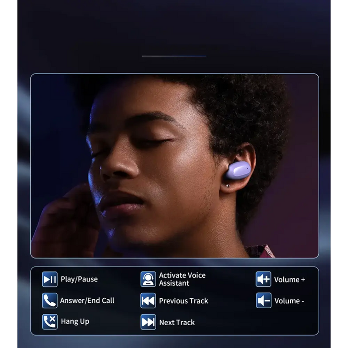 Choetech MEMS wireless TWS Bluetooth 5.3 headphones - purple - Headphones and speakers<<<HurtelXML