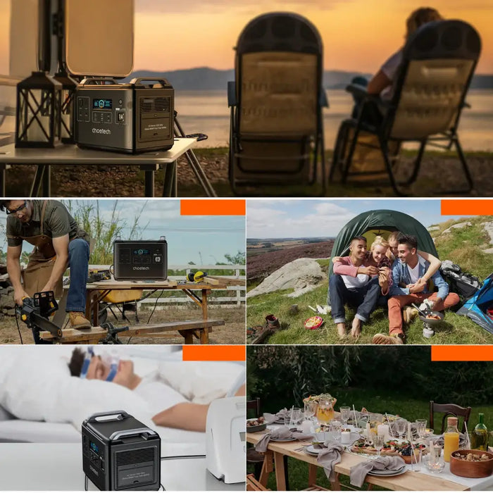 Choetech portable power station LiFePO4 1997Wh 2000W power bank black (BS006 Super Mini) - Powerbanks<<<HurtelXML