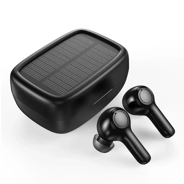 Choetech TWS wireless headphones with solar panel black (BH-T09) - Headphones and speakers<<<HurtelXML
