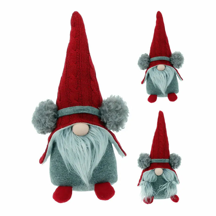 Christmas bauble BASIC & CO Red Gnome 19 X 13 X 39 CM - Декорация и Осветление<<<Дом Градина<<<BigBuy&&&Коледни