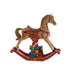 Christmas bauble DKD Home Decor Brown Red Resin Horse 34 x 10 x 32 cm (3 Units) - Коледни украси<<<Декорация и