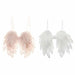 Christmas bauble DKD Home Decor Feathers (2 pcs) (28 x 4 x 33 cm) - Декорация и Осветление<<<Дом