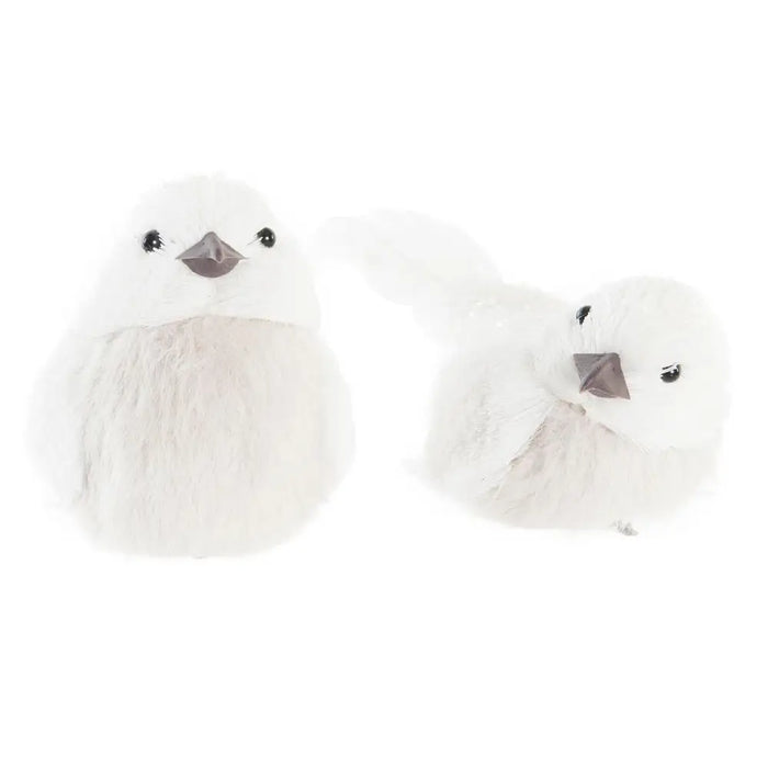 Christmas bauble DKD Home Decor Foam Bird Feather (10 x 6 x 8 cm) (2 Units) - Декорация и Осветление<<<Дом