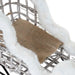 Christmas bauble DKD Home Decor LED Light White wicker 60 x 30 x 37 cm (3 Pieces) - Декорация и Осветление<<<Дом