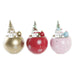 Christmas bauble DKD Home Decor MDF (8 x 8 x 11 cm) (3) (3 Units) - Декорация и Осветление<<<Дом