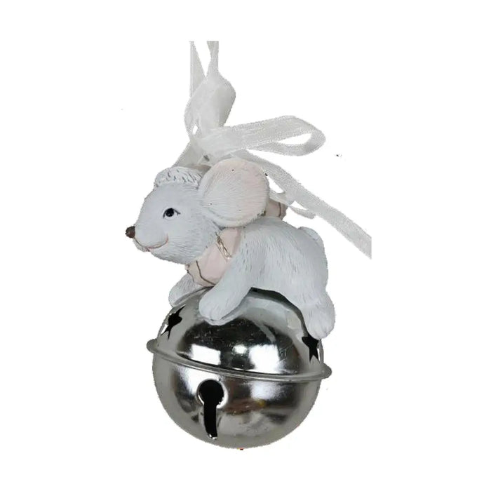 Christmas bauble DKD Home Decor Mouse Resin (7 x 4,5 x 9 cm) (6 Units) - Декорация и Осветление<<<Дом