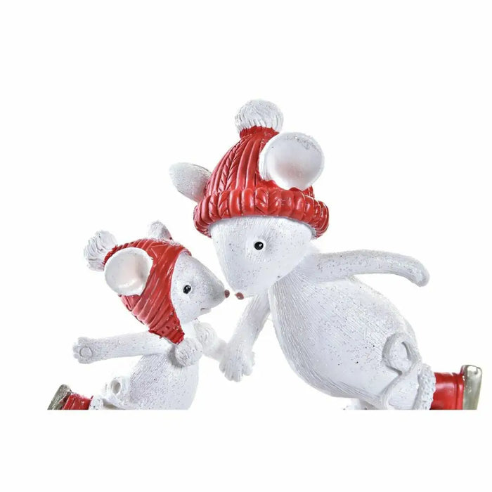 Christmas bauble DKD Home Decor Mouse Resin (9,5 x 3,5 x 9 cm) - Декорация и Осветление<<<Дом