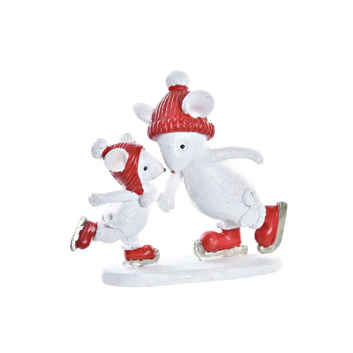 Christmas bauble DKD Home Decor Mouse Resin (9,5 x 3,5 x 9 cm) - Декорация и Осветление<<<Дом