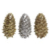 Christmas bauble DKD Home Decor Pineapple Resin (13 x 7,5 x 7,5 cm) (3) (3 Units) - Декорация и Осветление<<<Дом