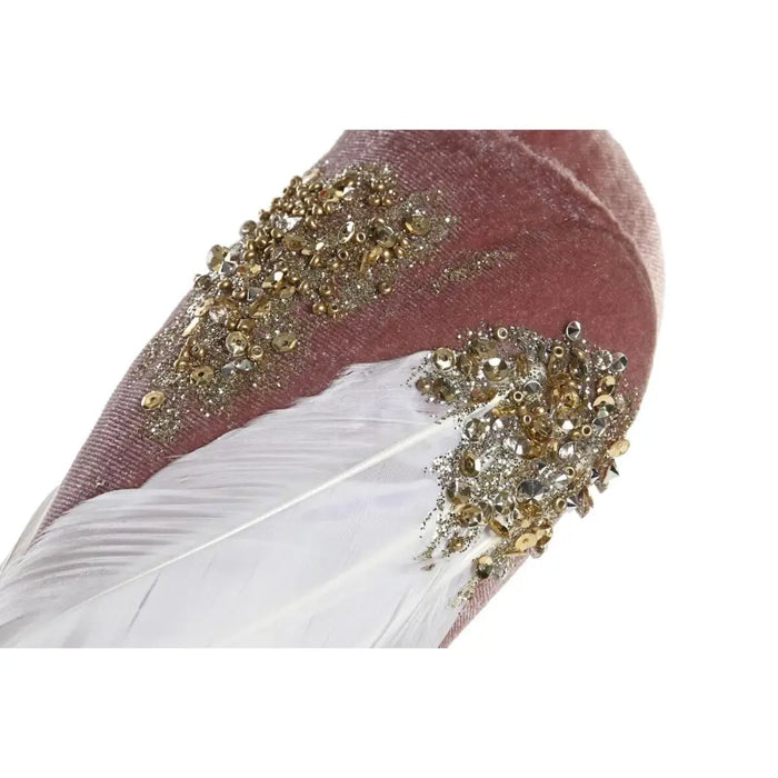 Christmas bauble DKD Home Decor Polyester Bird (20 x 9 x 46 cm) (2 Units) - Коледни украси<<<Декорация и