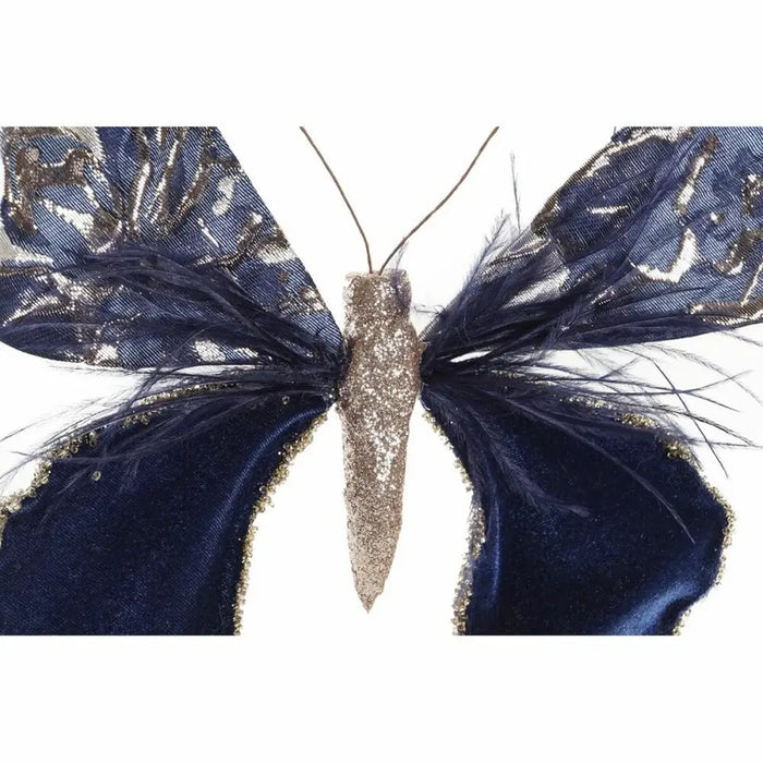 Christmas bauble DKD Home Decor Polyester Butterfly (2 Units) (23 x 3 x 19 cm) - Декорация и Осветление<<<Дом