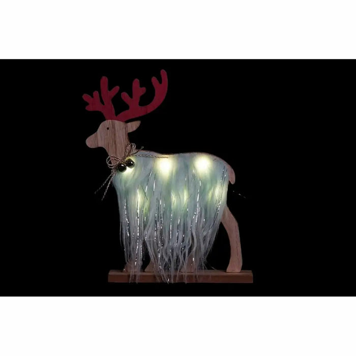 Christmas bauble DKD Home Decor Polyester MDF Reindeer (23 x 5 x 16 cm) (4 Units) - Декорация и Осветление<<<Дом